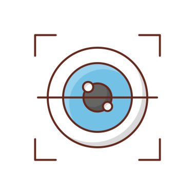 Şeffaf bir arkaplan üzerinde vektör illüstrasyonunu tara. Konsept ve grafik tasarımı için birinci sınıf kalite semboller. vektör çizgisi düz simgesi. 