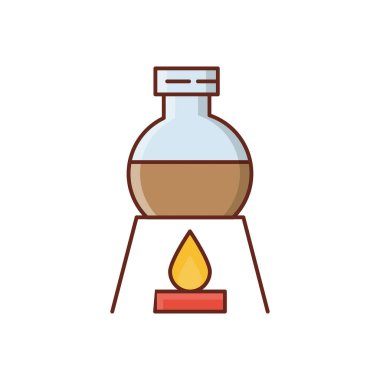 Şeffaf bir arkaplan üzerinde taşıyıcı vektör çizimi. Konsept ve grafik tasarım için vektör çizgisi düz simgesi. 