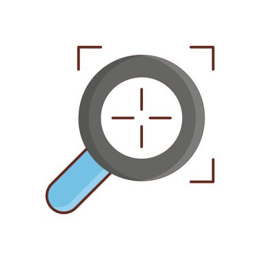 Şeffaf bir arkaplan üzerinde arama vektörü çizimi. Konsept ve grafik tasarımı için birinci sınıf kalite semboller.. 