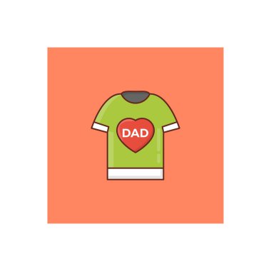 Saydam bir arkaplan üzerinde gömlek vektör çizimi. Konsept ve grafik tasarım için birinci sınıf kalite semboller..