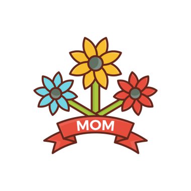 flower vector illustration on a transparent background.Premium quality symbols.vector line flat icon for concept and graphic design. 