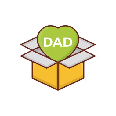 Şeffaf bir arkaplan üzerinde hediye vektörü illüstrasyonu. Konsept ve grafik tasarım için vektör çizgisi düz simgesi.