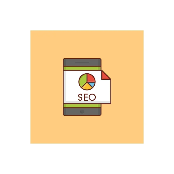 Seo Vector Illustration Transparent Background Premium Quality Symbols Vector Line — Vetor de Stock