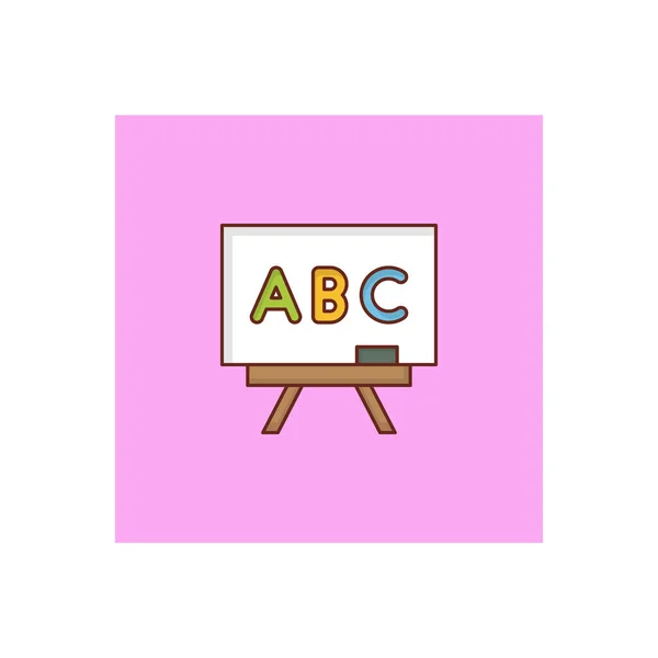 Abc Board Vector Illustration Transparent Background Premium Quality Symbols Vector — Stockový vektor