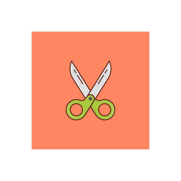 Scissor Vector Illustration Transparent Background Premium Quality Symbols Vector Line — ストックベクタ