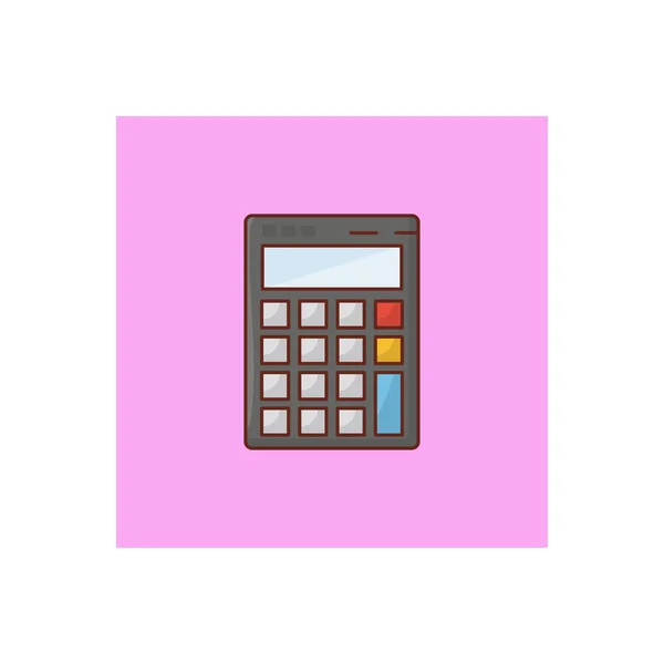 Calculator Vector Illustration Transparent Background Premium Quality Symbols Vector Line — Stock Vector