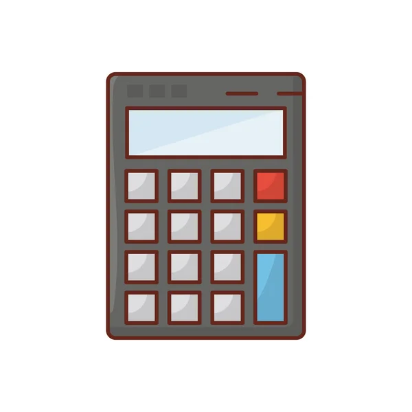 Calculator Vector Illustration Transparent Background Premium Quality Symbols Vector Line — Vector de stock