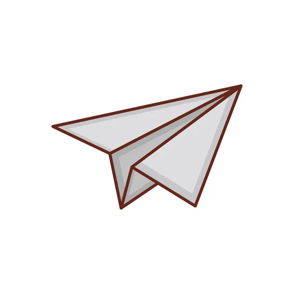 Paper Plane Vector Illustration Transparent Background Premium Quality Symbols Vector — ストックベクタ