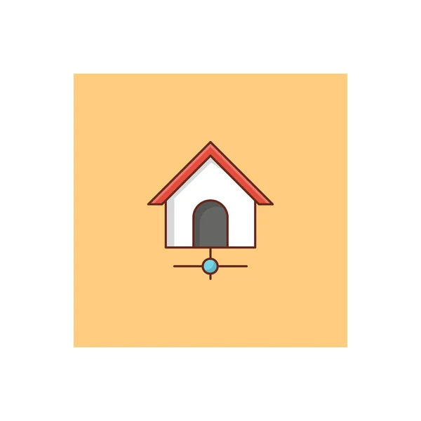 Домашня Мережа Векторна Ілюстрація Прозорому Фоні Символи Якості Премій Векторна — стоковий вектор