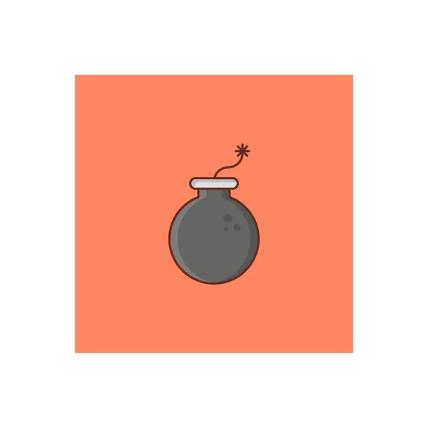 Εικονογράφηση Διάνυσμα Βόμβα Ένα Διαφανές Φόντο Premium Ποιότητας Symbols Vector — Διανυσματικό Αρχείο