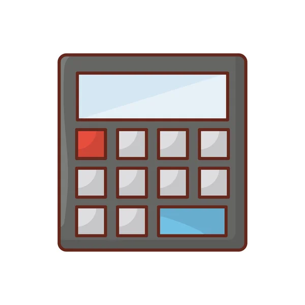 Calculator Vector Illustration Transparent Background Premium Quality Symbols Vector Line — Vetor de Stock