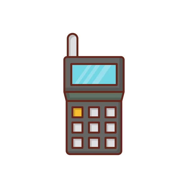 Şeffaf Bir Arkaplan Üzerinde Telefon Vektör Çizimi Konsept Grafik Tasarımı — Stok Vektör