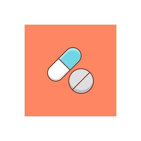 Φάρμακα Διανυσματική Απεικόνιση Διαφανές Φόντο Premium Ποιότητας Symbols Vector Επίπεδη — Διανυσματικό Αρχείο