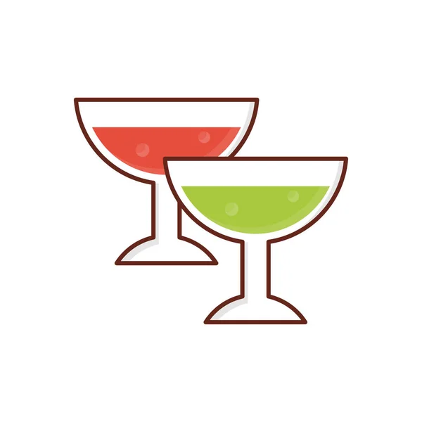 Drink Vector Illustration Transparent Background Premium Quality Symbols Vector Line — Stock Vector