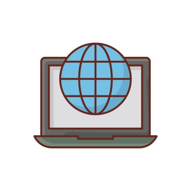 Şeffaf bir arkaplan üzerinde küresel vektör çizimi. Konsept ve grafik tasarımı için birinci sınıf kalite semboller.. 