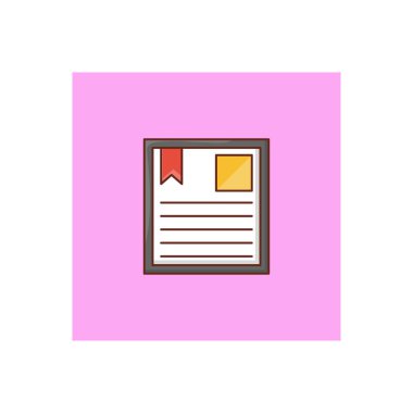 Şeffaf bir arkaplan üzerinde CV vektör çizimi. Konsept ve grafik tasarım için vektör çizgisi düz simgesi. 