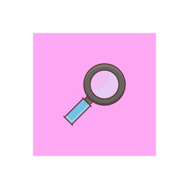 Şeffaf bir arkaplan üzerinde arama vektörü çizimi. Konsept ve grafik tasarımı için birinci sınıf kalite semboller.. 