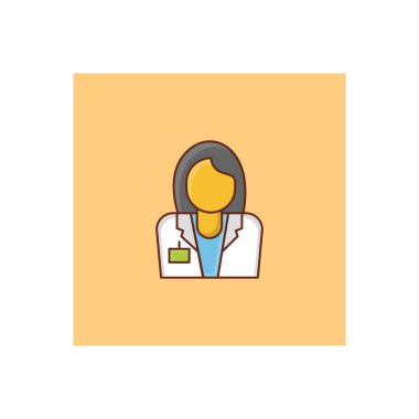 Saydam bir arkaplanda kadın vektör çizimi. Konsept ve grafik tasarım için mükemmel kalite semboller..