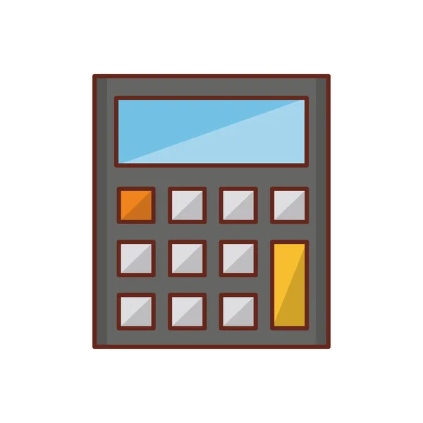 Calculator Vector Illustration Transparent Background Premium Quality Symbols Vector Line — Stock vektor