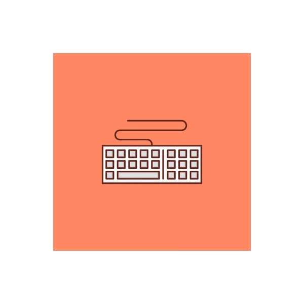 Keyboard Vector Illustration Transparent Background Premium Quality Symbols Vector Line — стоковый вектор