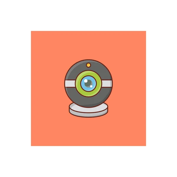 Векторная Иллюстрация Веб Камеры Прозрачном Фоне Премиум Качество Символики Векторная — стоковый вектор