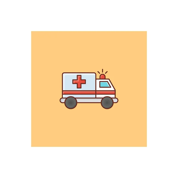 Ambulance Vector Illustration Transparent Background Premium Quality Symbols Vector Line — 스톡 벡터