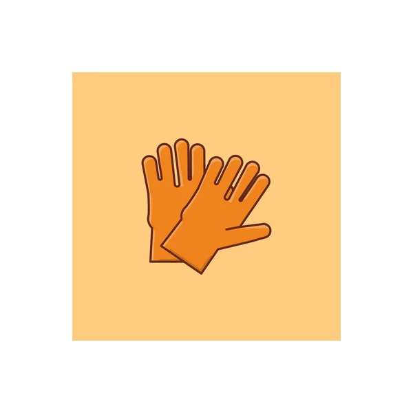 Hand Gloves Vector Illustration Transparent Background Premium Quality Symbols Vector — 图库矢量图片