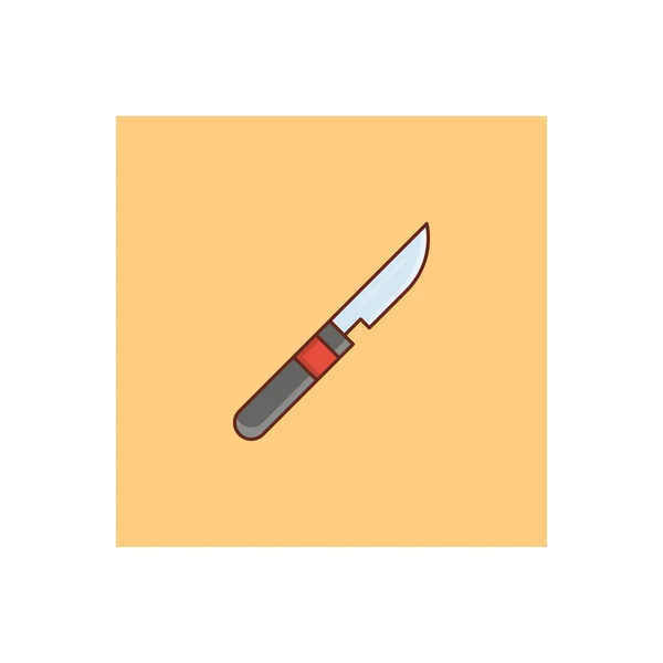 Knife Vector Illustration Transparent Background Premium Quality Symbols Vector Line — Vector de stock