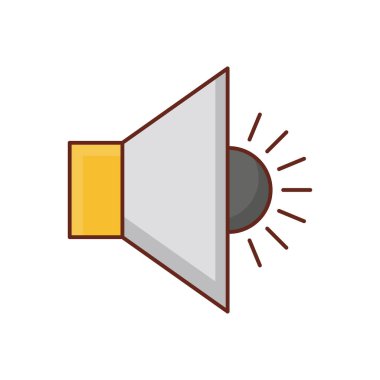 şeffaf bir arkaplan üzerinde ses vektörü illüstrasyonu. Konsept ve grafik tasarım için birinci sınıf kalite semboller.. 