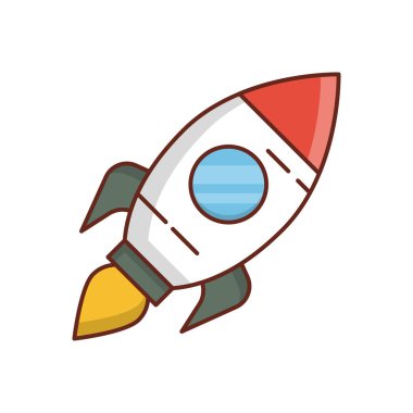 şeffaf bir arkaplan üzerinde başlangıç vektör illüstrasyonu. konsept ve grafik tasarım için mükemmel kalite semboller. vektör çizgisi düz simgesi. 