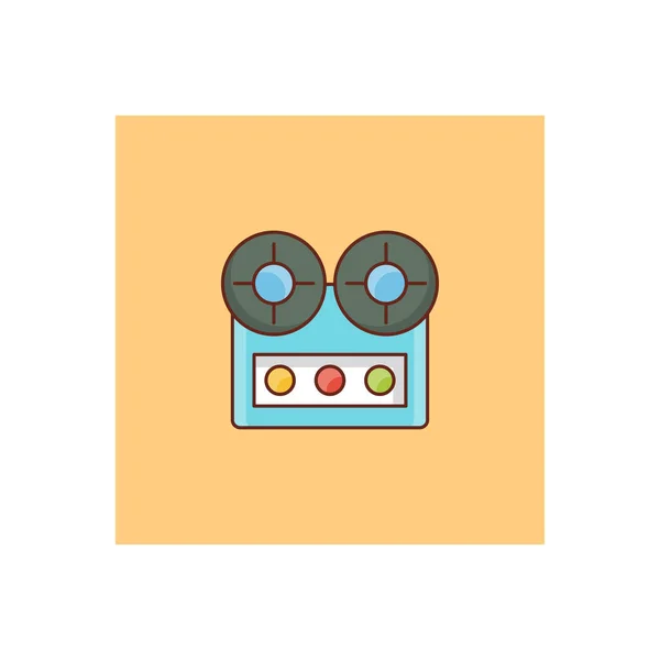 voice recorder vector illustration on a transparent background.Premium quality symbols.vector line flat icon for concept and graphic design.
