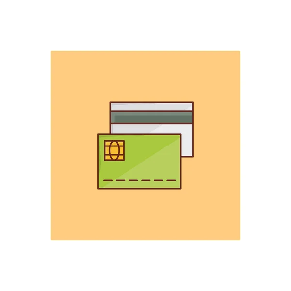 Credit Card Vector Illustration Transparent Background Premium Quality Symbols Vector — 图库矢量图片