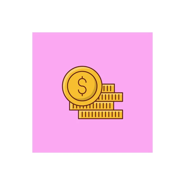 Dollar Vector Illustration Transparent Background Premium Quality Symbols Vector Line — Wektor stockowy