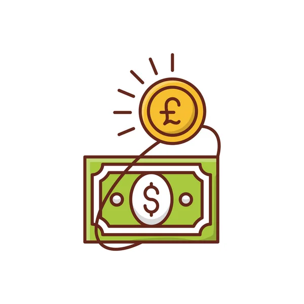 Money Vector Illustration Transparent Background Premium Quality Symbols Vector Line — Stockvector