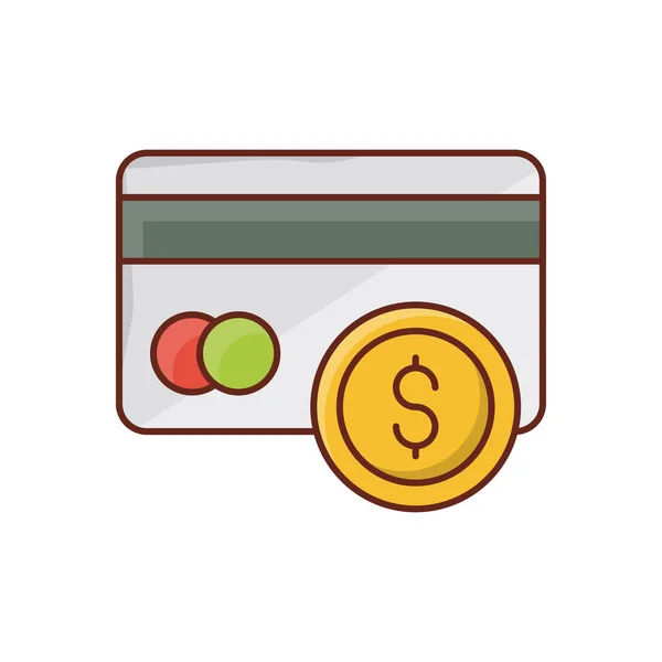 Credit Card Vector Illustration Transparent Background Premium Quality Symbols Vector — Stock Vector