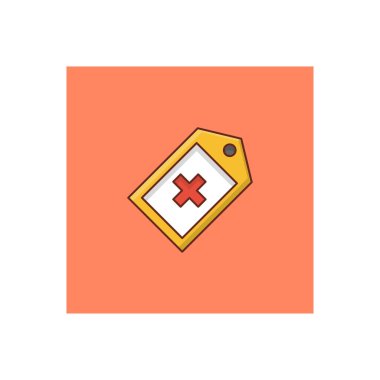 Şeffaf bir arkaplan üzerinde etiket vektör çizimi. Konsept ve grafik tasarım için birinci sınıf kalite semboller.. 