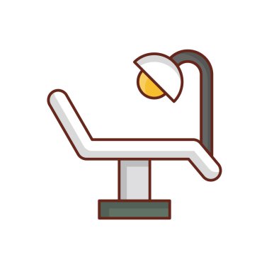 Saydam bir arkaplan üzerinde yatak vektör çizimi. Konsept ve grafik tasarım için birinci sınıf kalite semboller. 