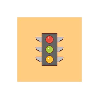 Şeffaf bir arkaplan üzerinde sinyal vektörü illüstrasyonu. Konsept ve grafik tasarım için vektör çizgisi düz simgesi 