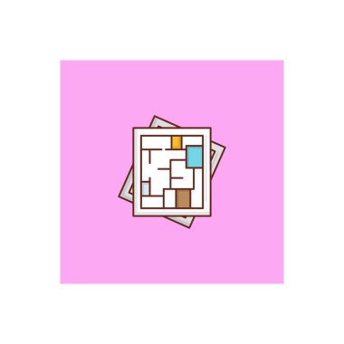 Şeffaf bir arkaplan üzerindeki şablon vektör çizimi. Konsept ve grafik tasarımı için vektör çizgisi düz simgesi. 