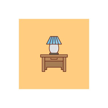 Saydam bir arkaplanda lamba vektörü çizimi. Konsept ve grafik tasarım için vektör çizgisi düz simgesi.