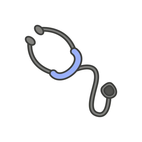 Stethoscope Vector Illustration Transparent Background Premium Quality Symbols Vector Line — Stockvector