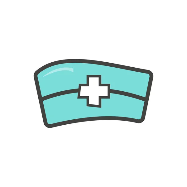 Nurse Vector Illustration Transparent Background Premium Quality Symbols Vector Line - Stok Vektor