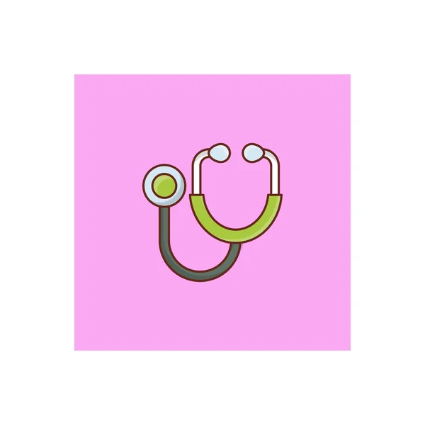 Stethoscope Vector Illustration Transparent Background Premium Quality Symbols Vector Line — стоковый вектор