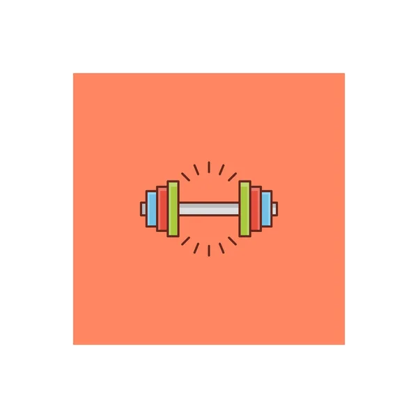 Dumbbell Vector Illustration Transparent Background Premium Quality Symbols Vector Line — Wektor stockowy