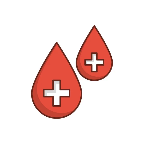 Blood Vector Illustration Transparent Background Premium Quality Symbols Vector Line — Vettoriale Stock