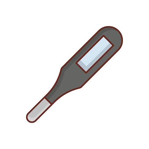 Thermometer Vektordarstellung Auf Transparentem Hintergrund Symbole Premium Qualität Flaches Symbol — Stockvektor