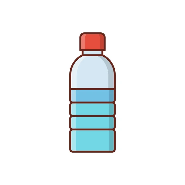 Illustrazione Vettoriale Bottiglia Uno Sfondo Trasparente Simboli Qualità Premium Icona — Vettoriale Stock