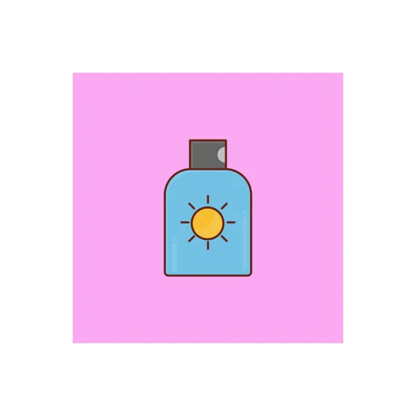 Sunblock Vector Illustration Auf Einem Transparenten Hintergrund Premium Qualität Symbols — Stockvektor