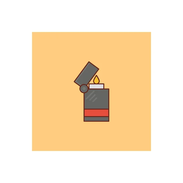 Запальничка Векторні Ілюстрації Прозорому Фоні Символи Високої Якості Векторна Плоска — стоковий вектор