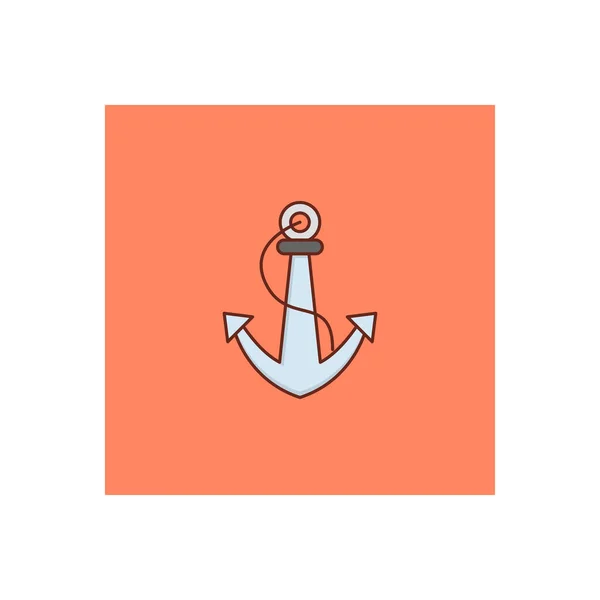 Anchor Vector Illustration Transparent Background Premium Quality Symbols Vector Line — 스톡 벡터